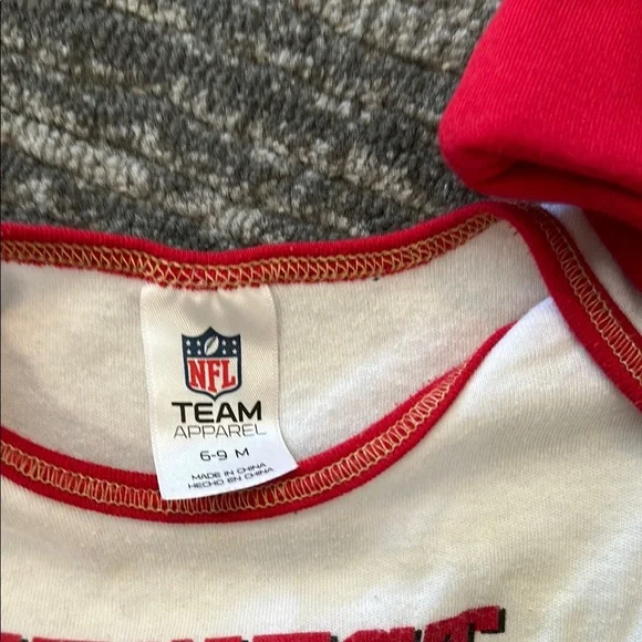NFL 49ers Infant Fan Apparel Set - Red and White - Picture 4 of 7